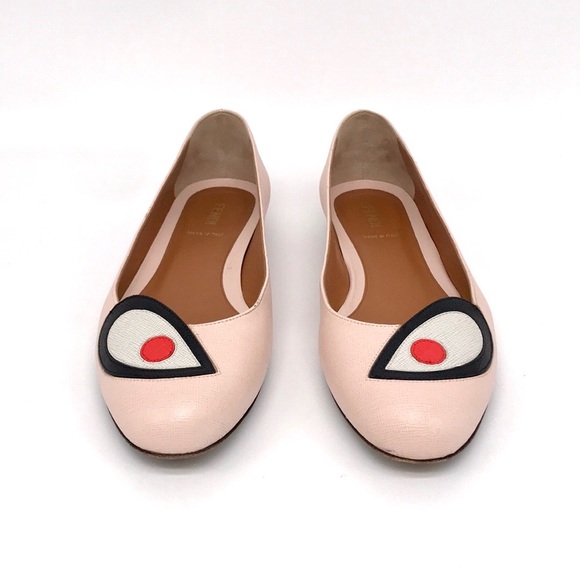 fendi monster flats